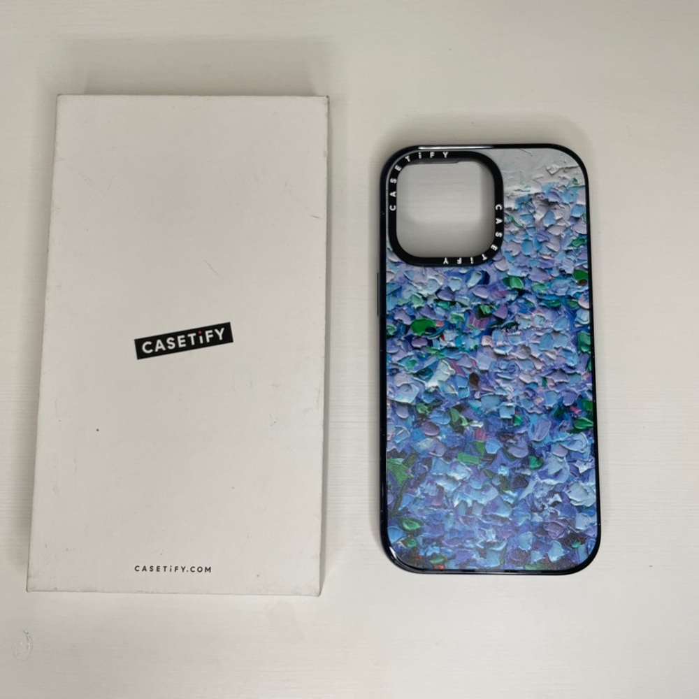 Casetify iPhone 15 ProMax - Nantucket Blue Hydrangeas